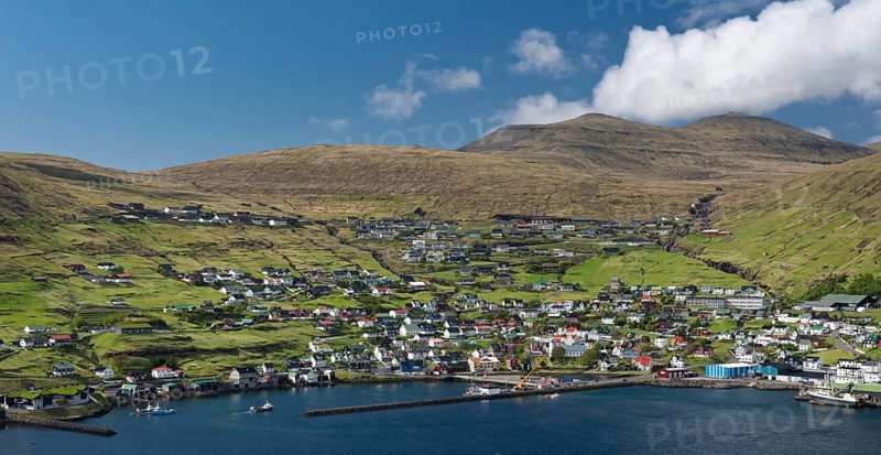 Cityscape of Vestmanna