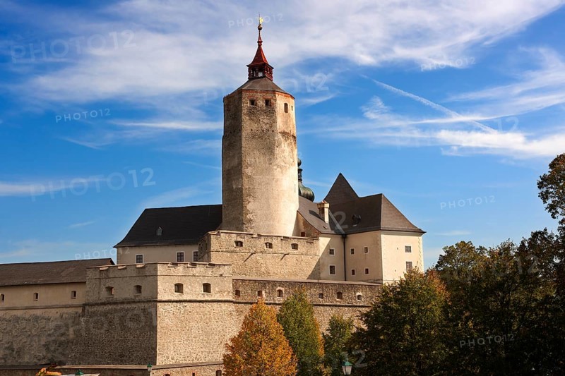 The medieval Burg Forchtenstein Castle