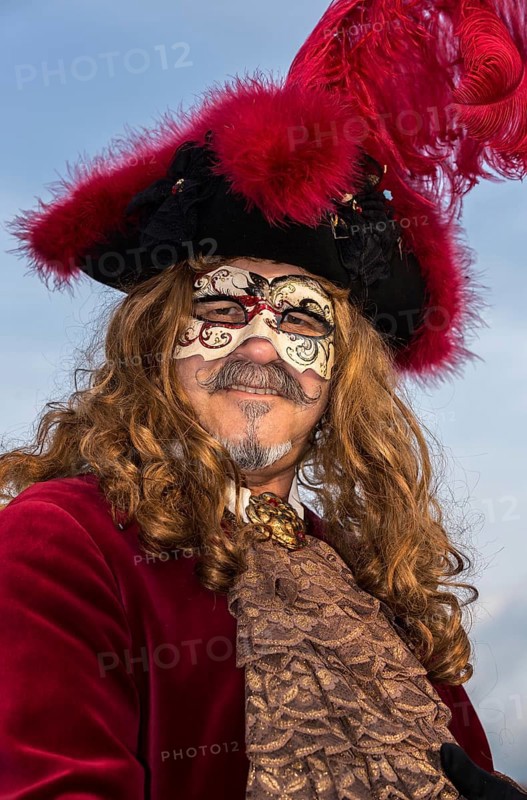 Man dressed up for the Carnival in Venice