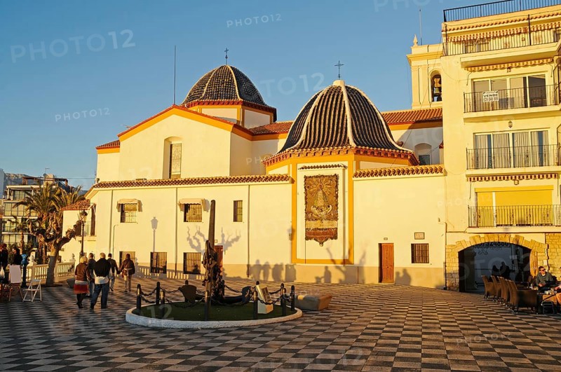 Church of San Jaime in evening light