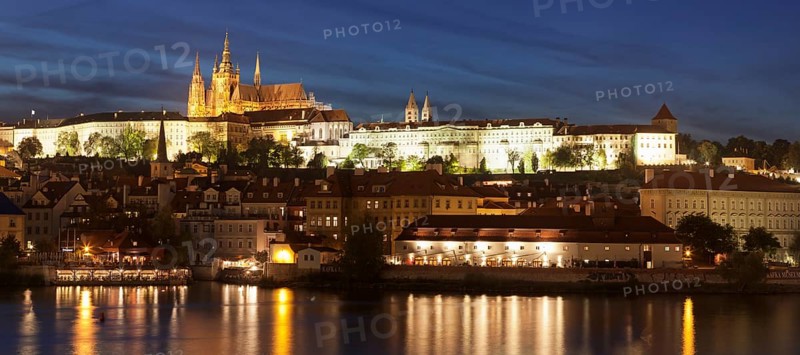 Vlatava River and Mala Strana