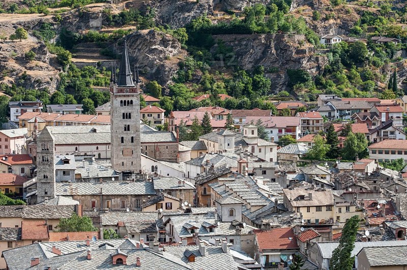 Cityscape with Susa Cathedral