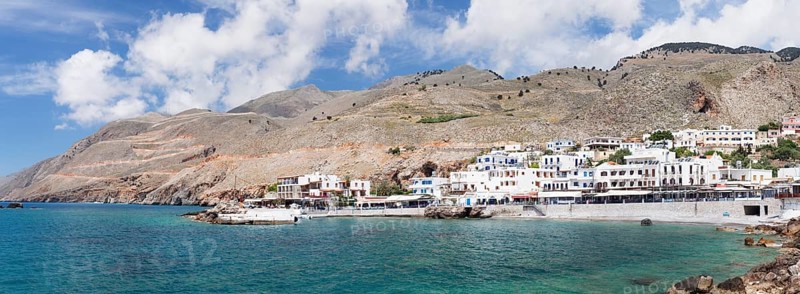 View of Hora Sfakion or Sfakia