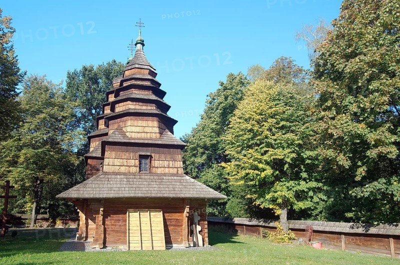 Old wooden Christian church
