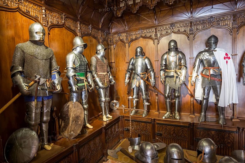 Armory at the Castillo de Belmonte castle