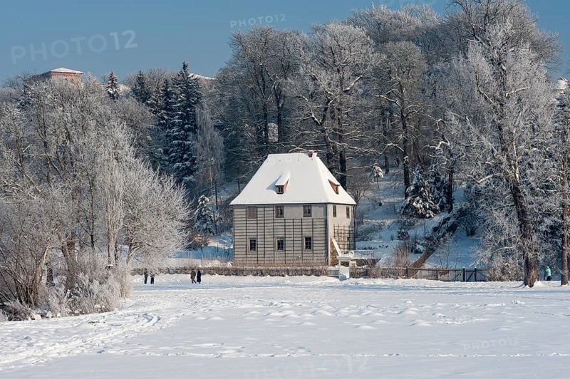 Goethe's Garden House in winter