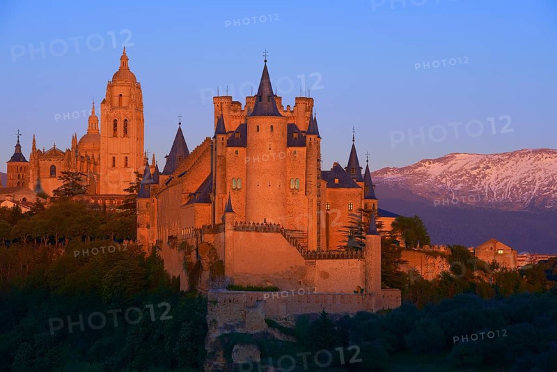 Segovia Cathedral and Alcazar fortress