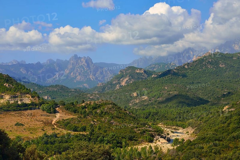 Solenzara Valley and the Aiguilles de Bavella