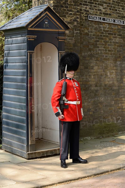 Queens Guard on sentry duty