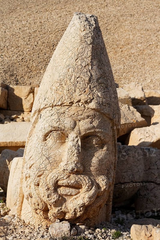 Stone head of Heracles