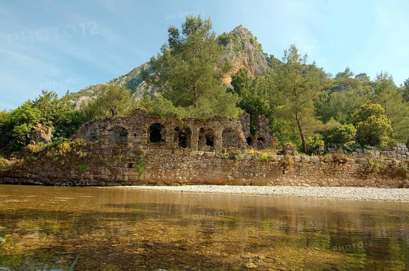 Ruins of ancient city of Olympos