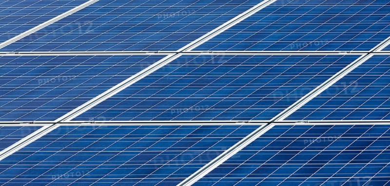 Photovoltaic elements on the roof of a house