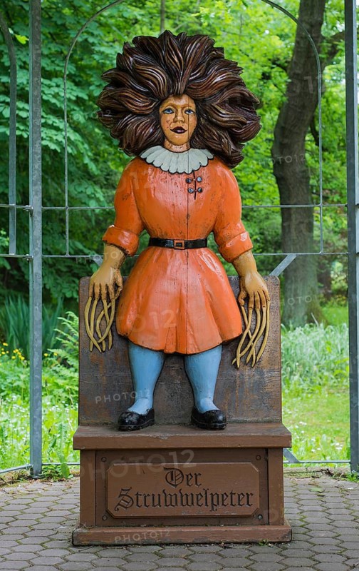Title character from the 'Struwwelpeter' children's book by Heinrich Hoffmann