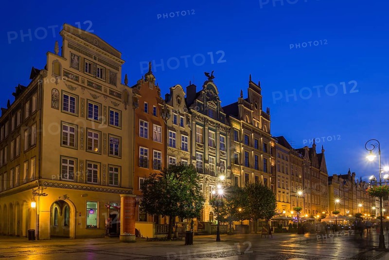 Historic houses in the pedestrian zone