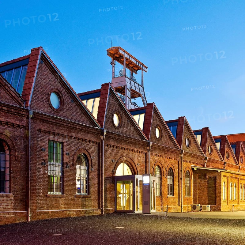 Zeche Ewald colliery at dusk