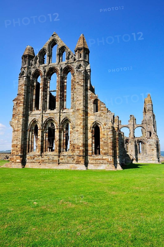 The ruins of Whitby Abbey that inspired Bram Stoker to his masterpiece 'Dracula'
