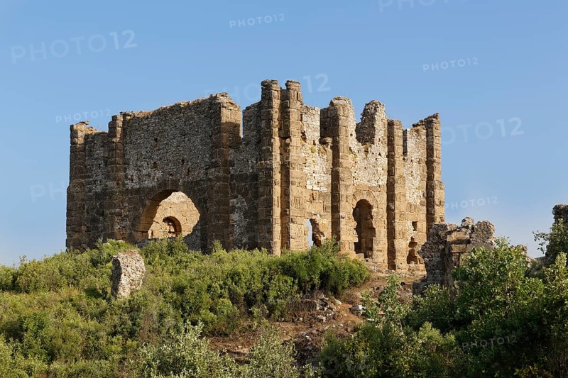 Basilica in the ancient city of Aspendos