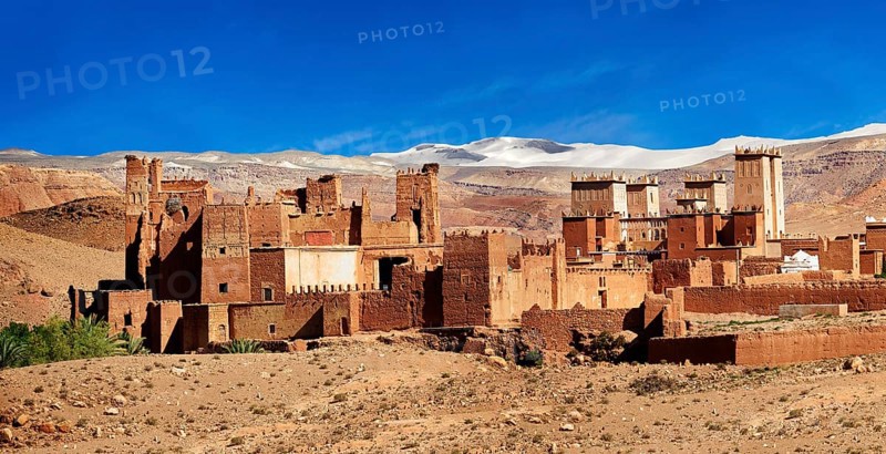 Glaoui Kasbah in the foothills of the Atlas mountains
