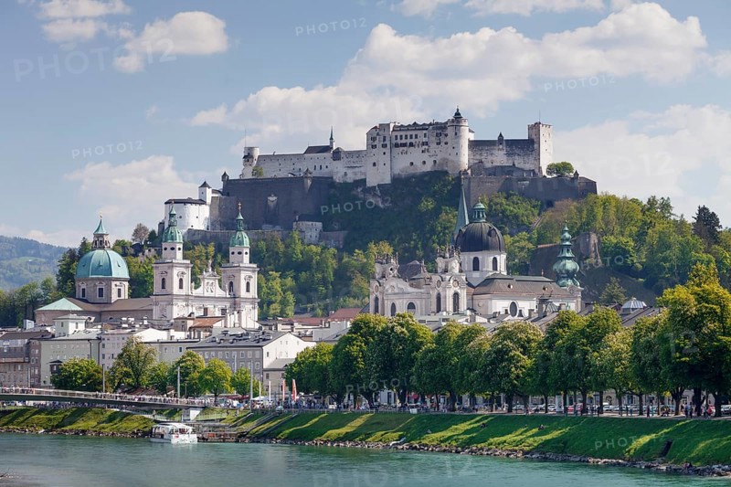 Historic centre with Hohensalzburg Fortress and Salzburg Cathedral