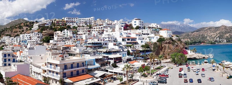 The seaside village of Agia Galini