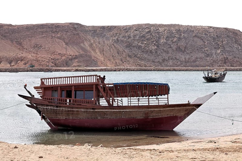 Dhow-ships in the harbour of Sur