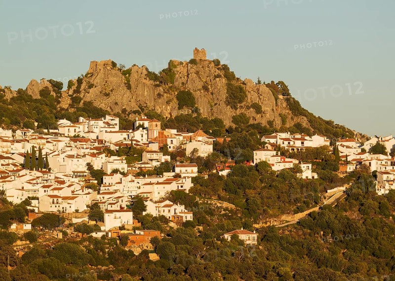 The White Town of Gaucin below a Moorish fort