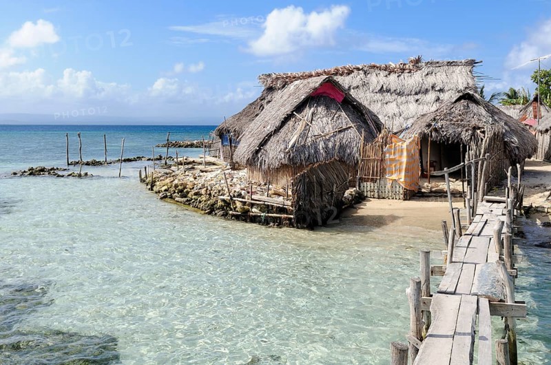 Huts on the beach