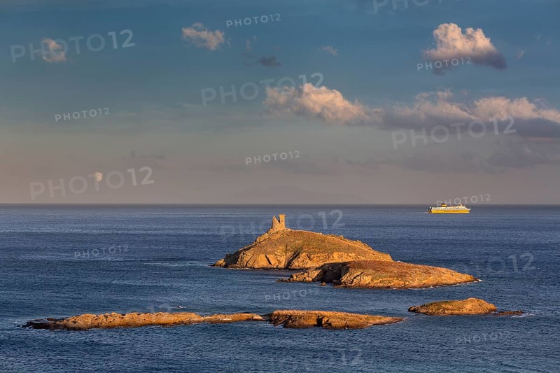 Iles Finocchiarola with a ferry