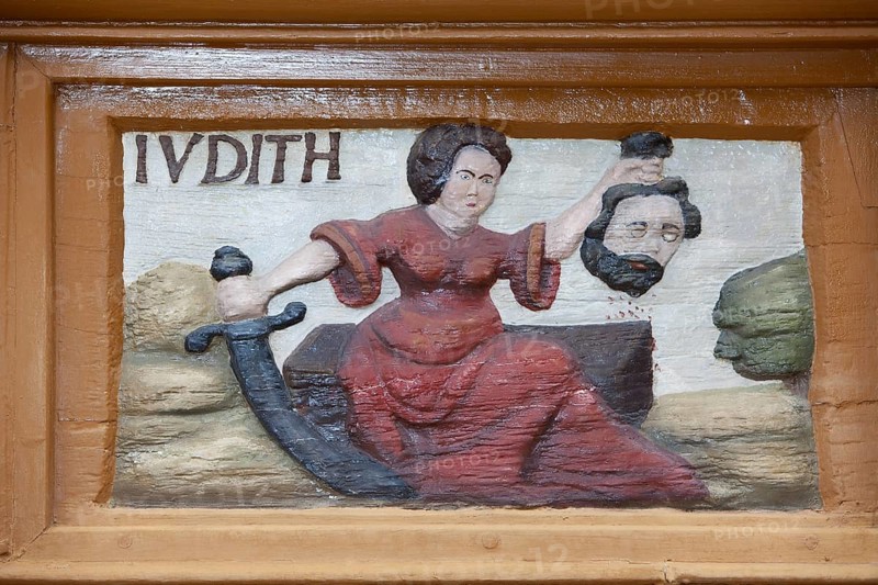 Judith holding the head of Holofernes