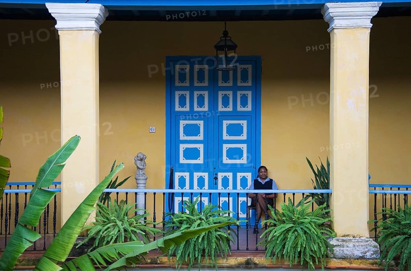 Attendant at the Colonial Art Museum