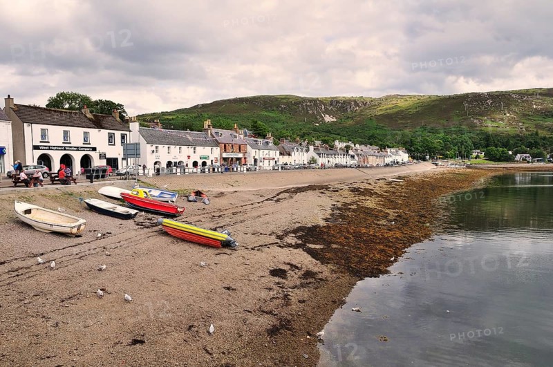 Boats on the beach of Shore Street