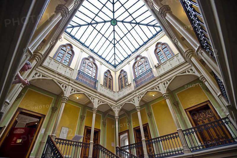 Staircase in the Archaeology Colombischlossle Museum