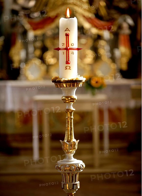 Easter candle for the year 2014