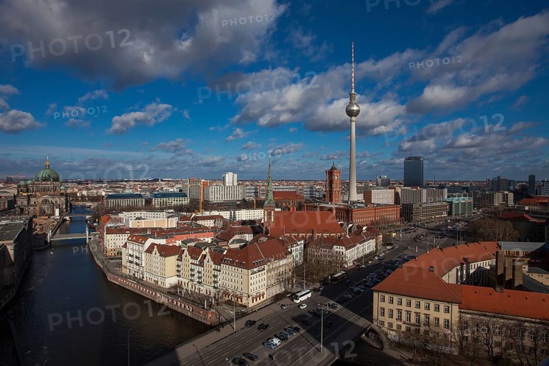 View of Alexanderplatz square and Berlin-Mitte quarter