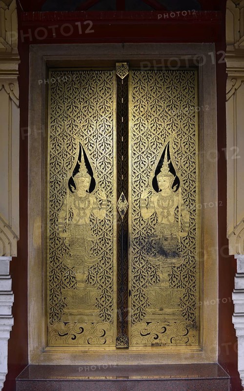 Decorated doors
