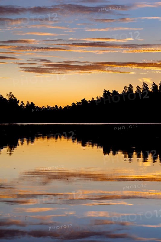 Sunrise at a lake