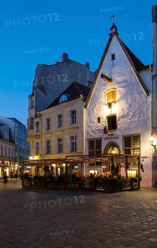Old town with restaurant Peppersack