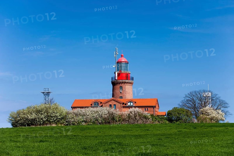 Bastorf lighthouse in spring
