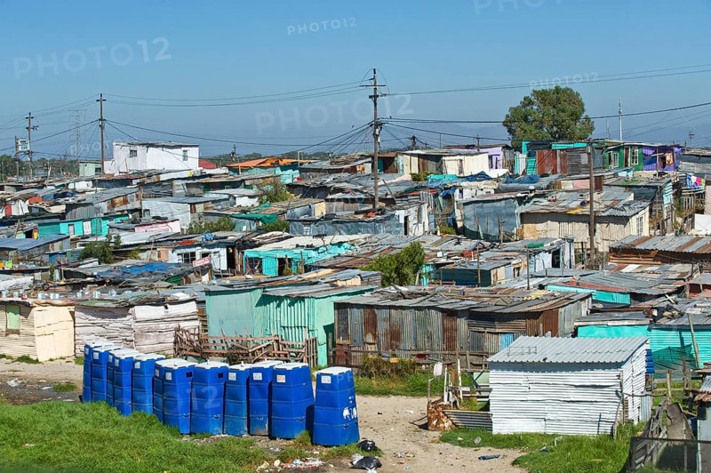 Public toilets in front of Khayelitsha township