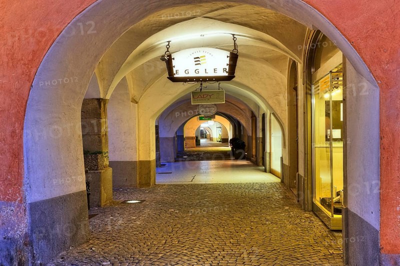 Arcade on Marktplatz square