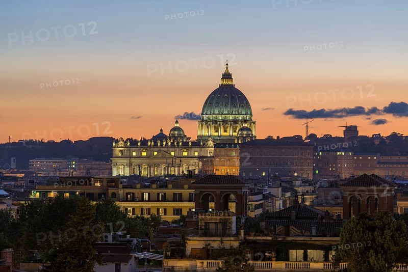 View from the Pincio of St. Peter's Basilica