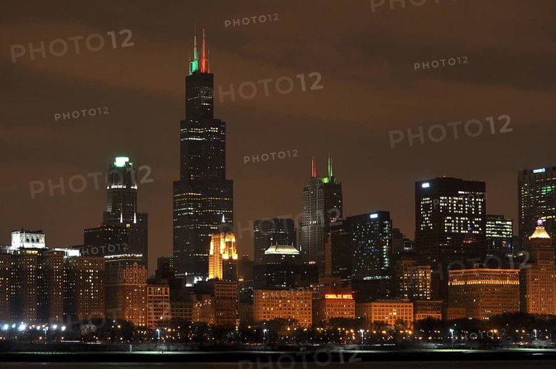 Skyline at dusk