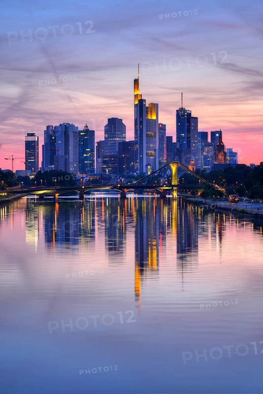 Skyline at dusk
