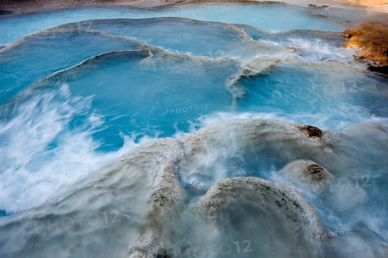 Thermal waterfalls