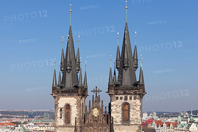 Towers of the Church of Our Lady before Tyn