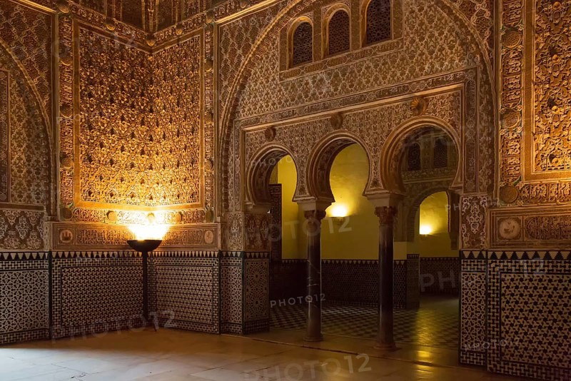 Salon of the Ambassadors in the Alcazar of Seville