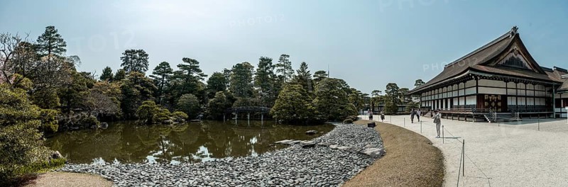 Garden with lake