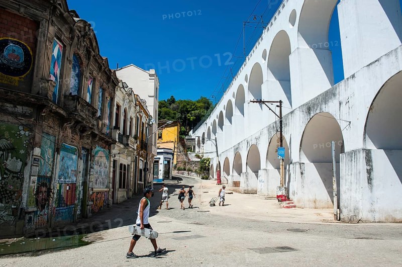 Arcos da Lapa or Carioca Aqueduct in Lapa