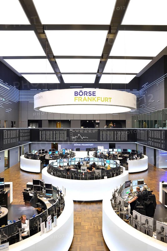 Trading floor of the Frankfurt Stock Exchange