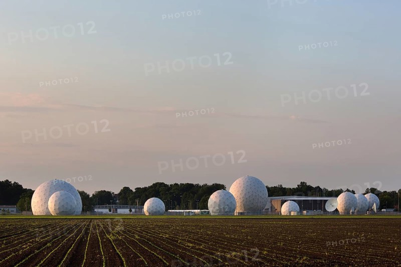 Radomes of the former Echelon surveillance station Field Station 81